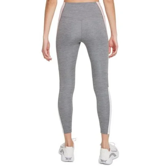 Nike Womens plus Dri-fit Color-Block MidRise 7/8 Tights gray Size 1X MSRP $60 - Picture 7 of 7
